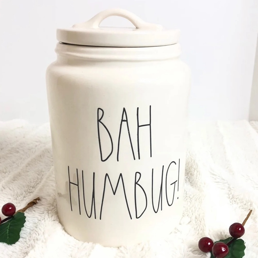 Rae Dunn Bah Humbug Canister